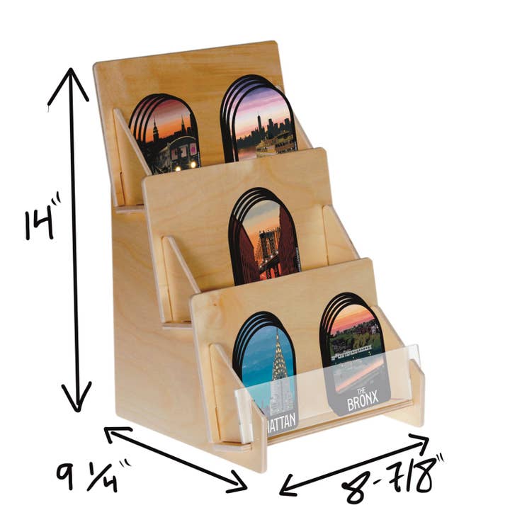 Hudson Illustration Co - About Town Co - Wholesale Retailer Display - Paper & Novelty - 5 Boroughs Sticker Pack With Display3