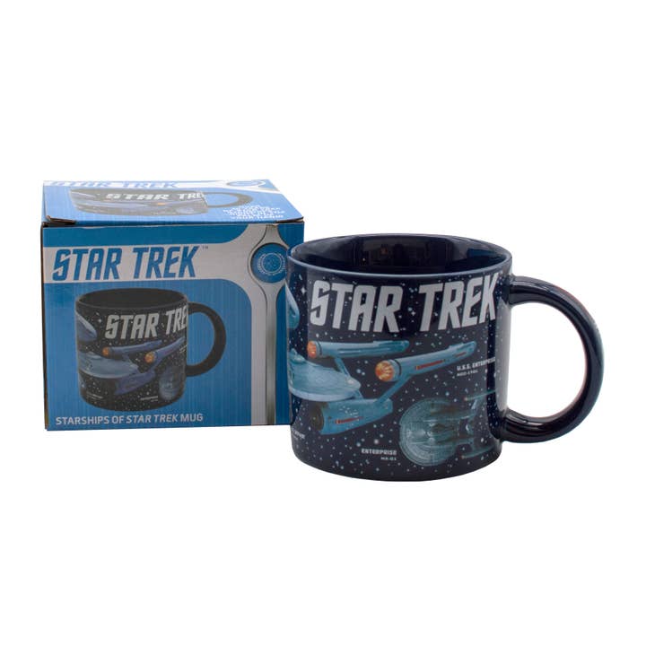 Starships of Star Trek Coffee Mug for wholesale by Unemployed Philosophers Guild