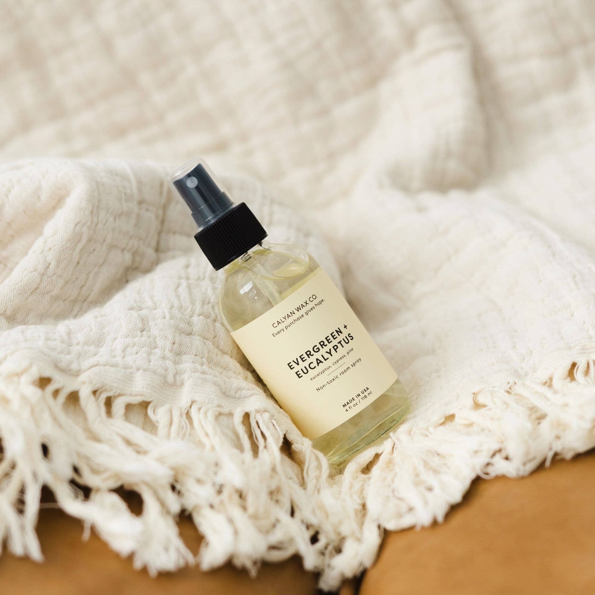 Calyan Wax Co. - Wholesale Room & Linen Spray - Evergreen + Eucalyptus - Room Spray1