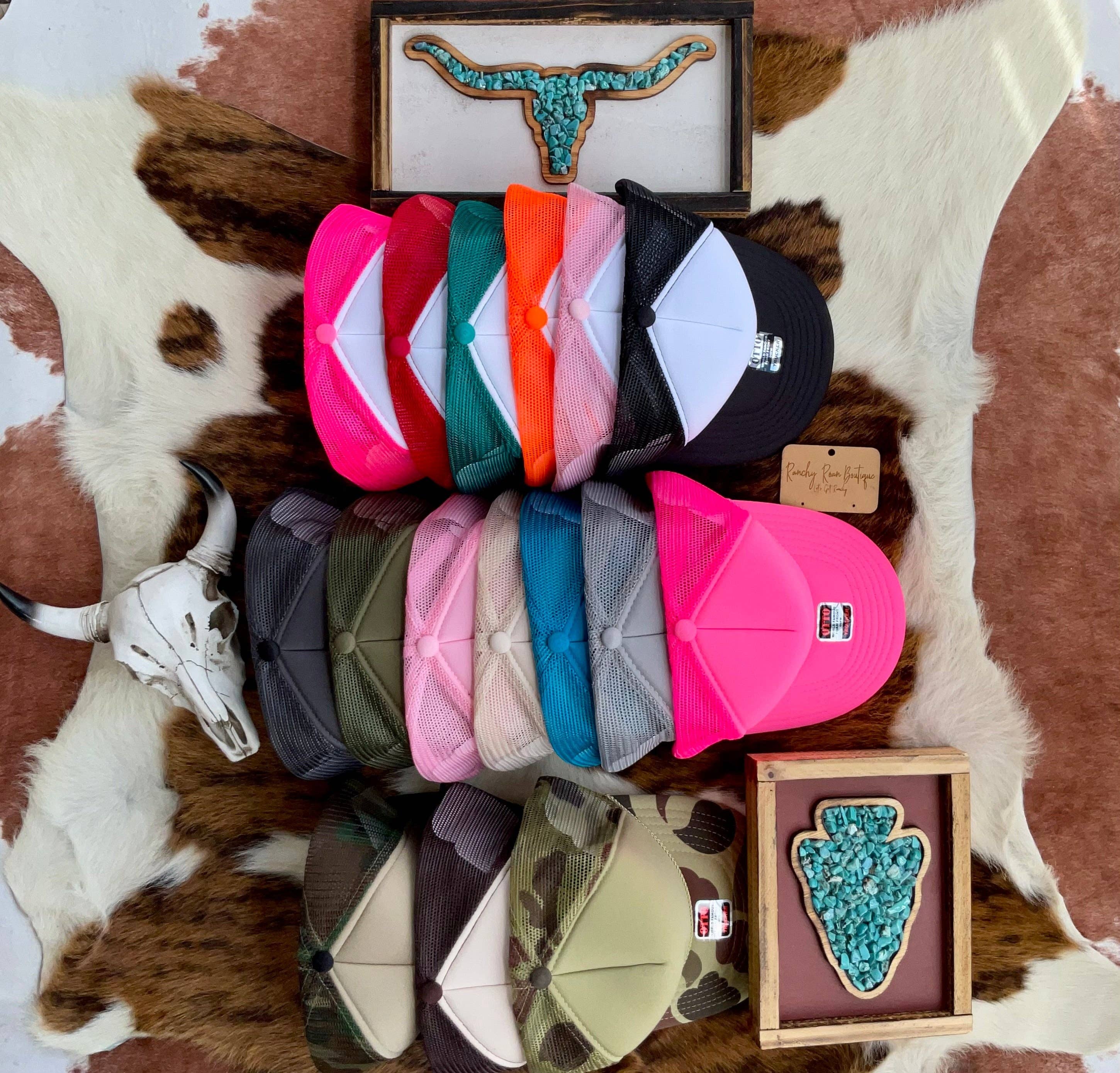 Ranchy Roan Boutique - Wholesale Trucker Hat - Women's - Howdy Darlin Western Foam Trucker Hat1