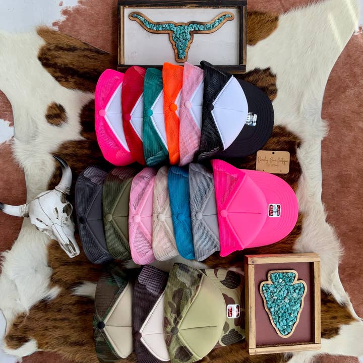 Ranchy Roan Boutique - Wholesale Trucker Hat - Women's - Howdy Darlin Western Foam Trucker Hat1