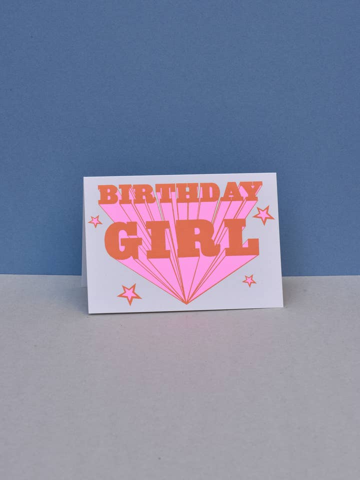 BIRTHDAY GIRL CARD for wholesale by Dandy Star