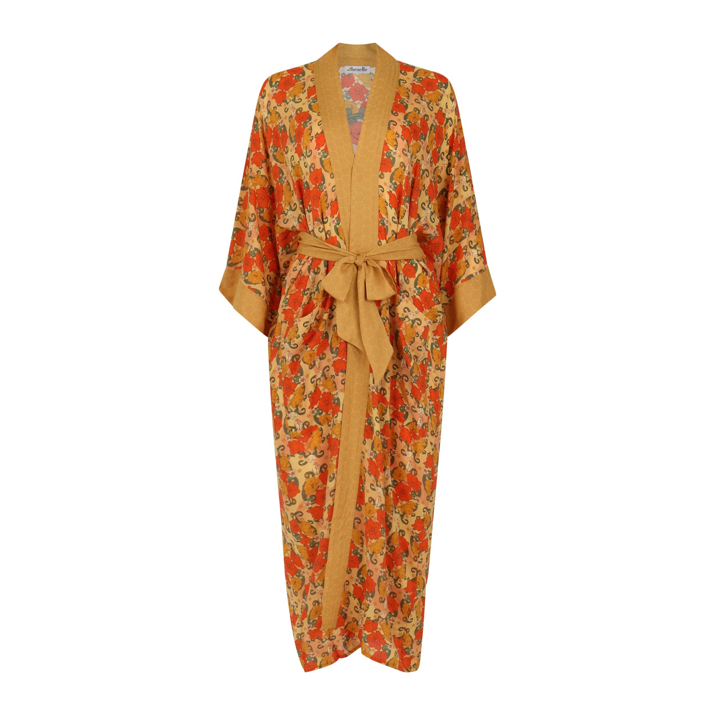 Henelle - Vente Kimono – femme - Robe Bloom Duster3