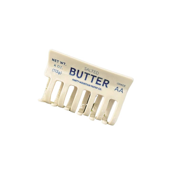 Party Mountain Paper co. - Wholesale Hair Clip - Women's - Butter Stick Acrylic Hair Clip