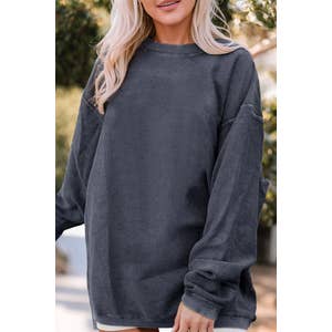 Corded pullover wholesale hotsell
