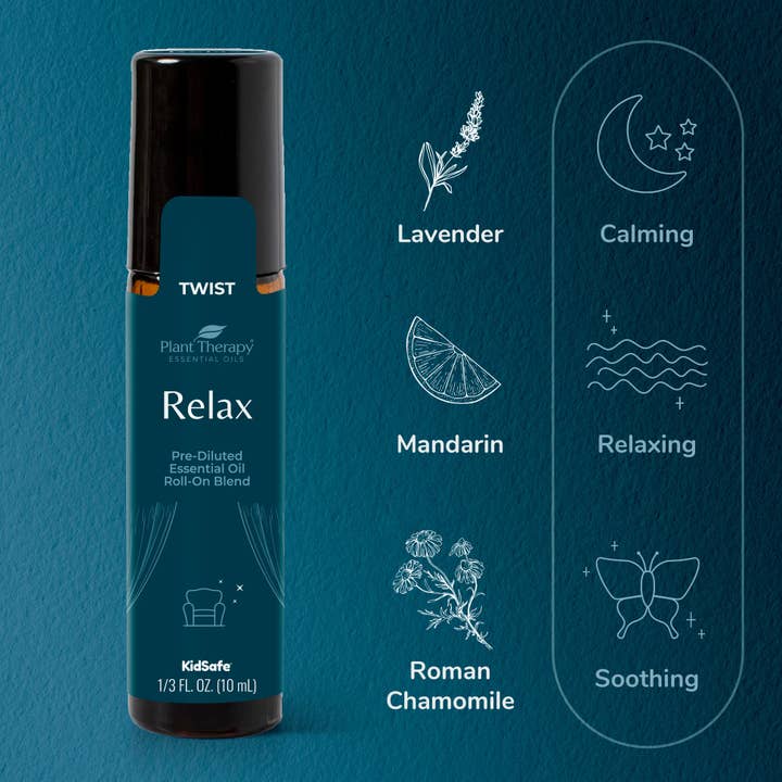 Plant Therapy - Wholesale Essential Oil Roll-On - Sleep Easy Essential Oil Blend Roll On Set