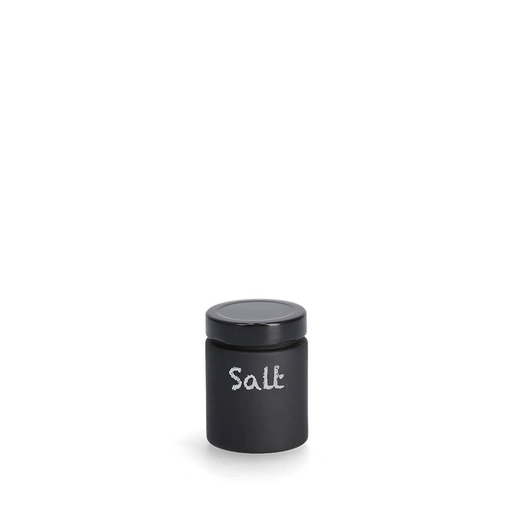 Spice jar M. Metal lid, 150 ml, Black for wholesale on Faire1