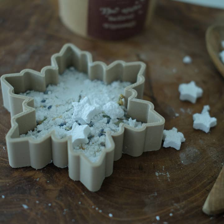Kinfolk Pantry - Wholesale Toy set – Kids - Snowflake Mould - Eco Sensory Tool3