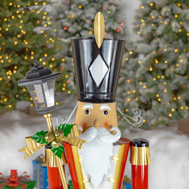 Zaer Ltd. International - Wholesale Holiday Nutcracker - 5ft Tall Light-Up Iron Christmas Nutcrackers - 5 Asst Styles22