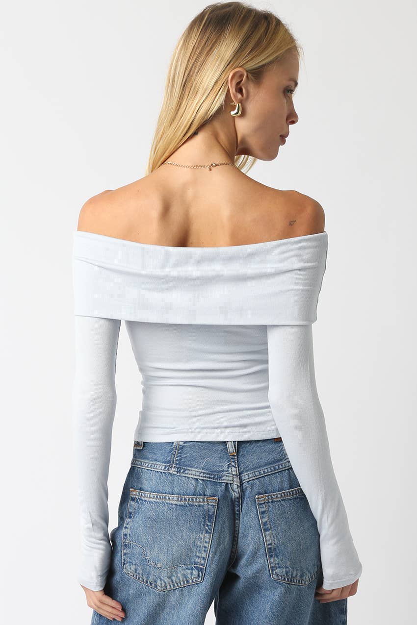 Olivaceous - Wholesale Knit Top - Women's - Rebecca Off Knit Top15