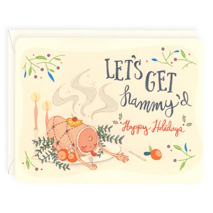 Hammyd Christmas Card - Boxed Set of 8 for wholesale by H.macdo Paper Co.