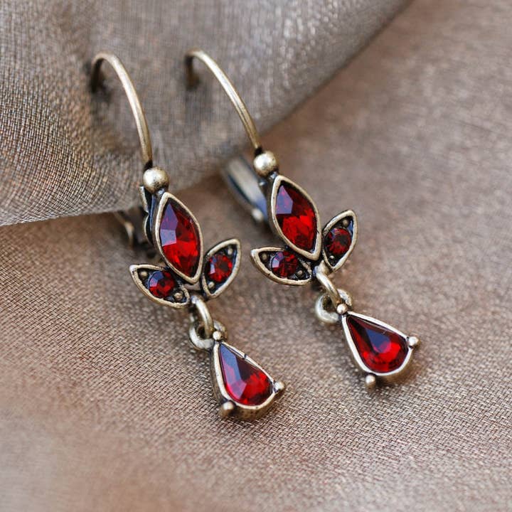Sweet Romance Jewelry - Wholesale Dangle Earrings - Swarovski Crystal Dainty Teardrop Earrings7