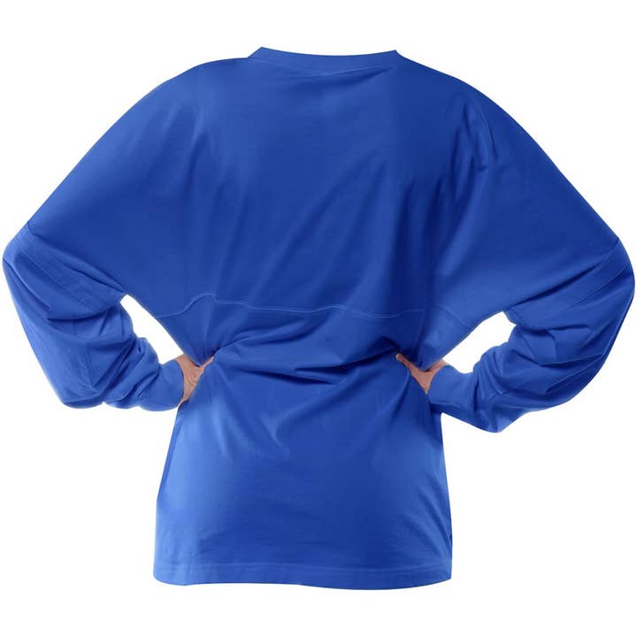 Adult Boyfriend Jersey - Royal for wholesale by Neon Tees