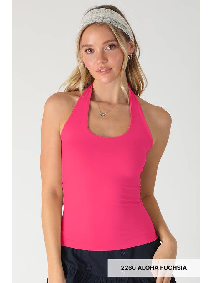 NIKIBIKI - Wholesale Knit Top - Women's - NS8392 - Clean Line Halter Top5