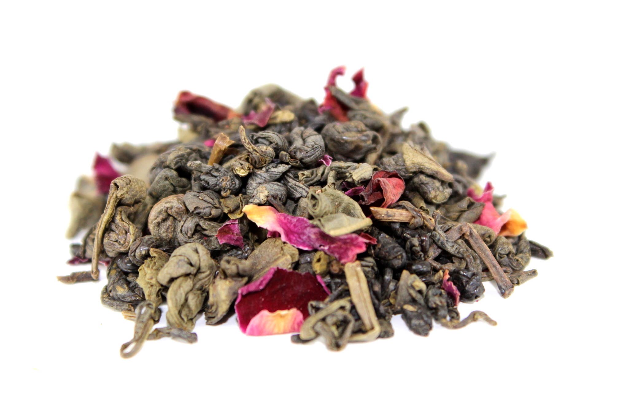 Leaf Logic - Wholesale Loose Tea - Gunpowder & Rose Loose Leaf Tea - Bulk or Refillable Jar3