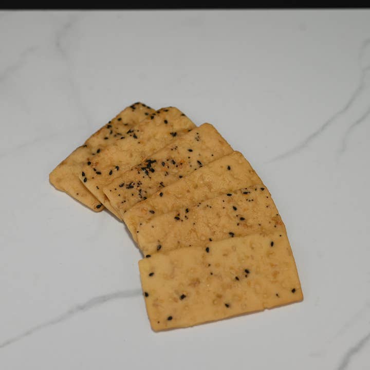 Just Dough It! Fake Foods – wholesale Decorative tabletop object – Fake Multi Grain Rectangle Crackers - Set of 6