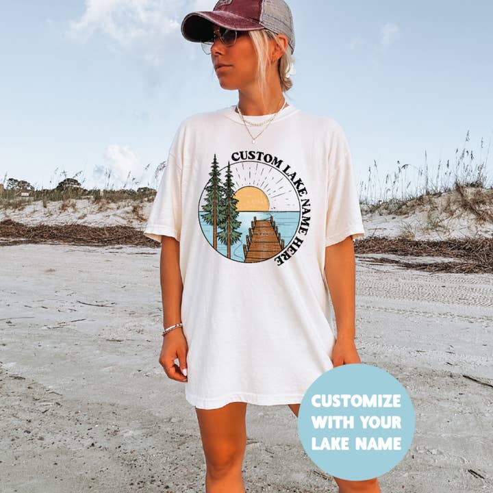 Sømotiv Personlig T-shirt | Sø T-shirt | Skræddersyet Tøj for engroshandel hos DIYxe