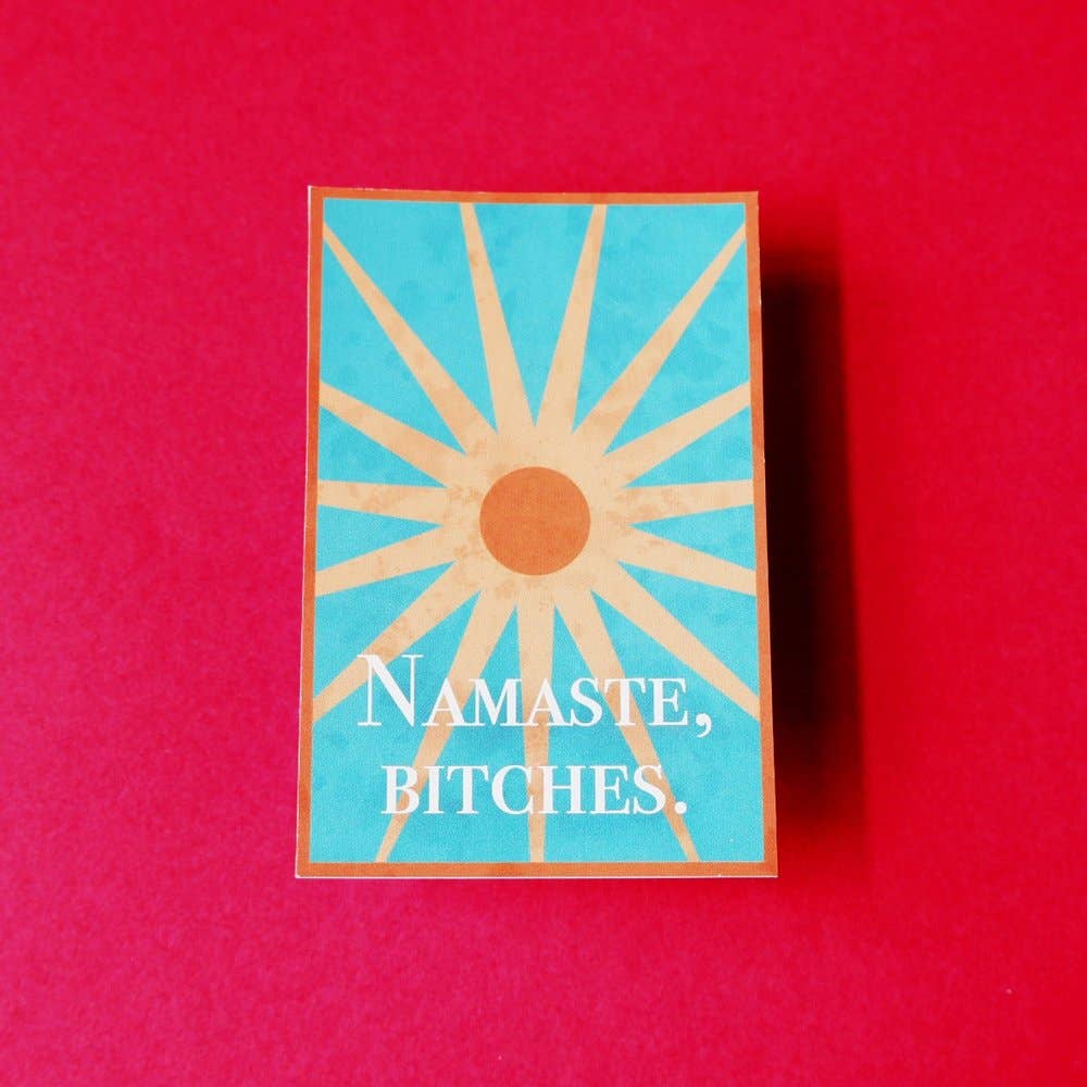 Lione & Sheikh - Wholesale Sticker - Namaste Sticker1
