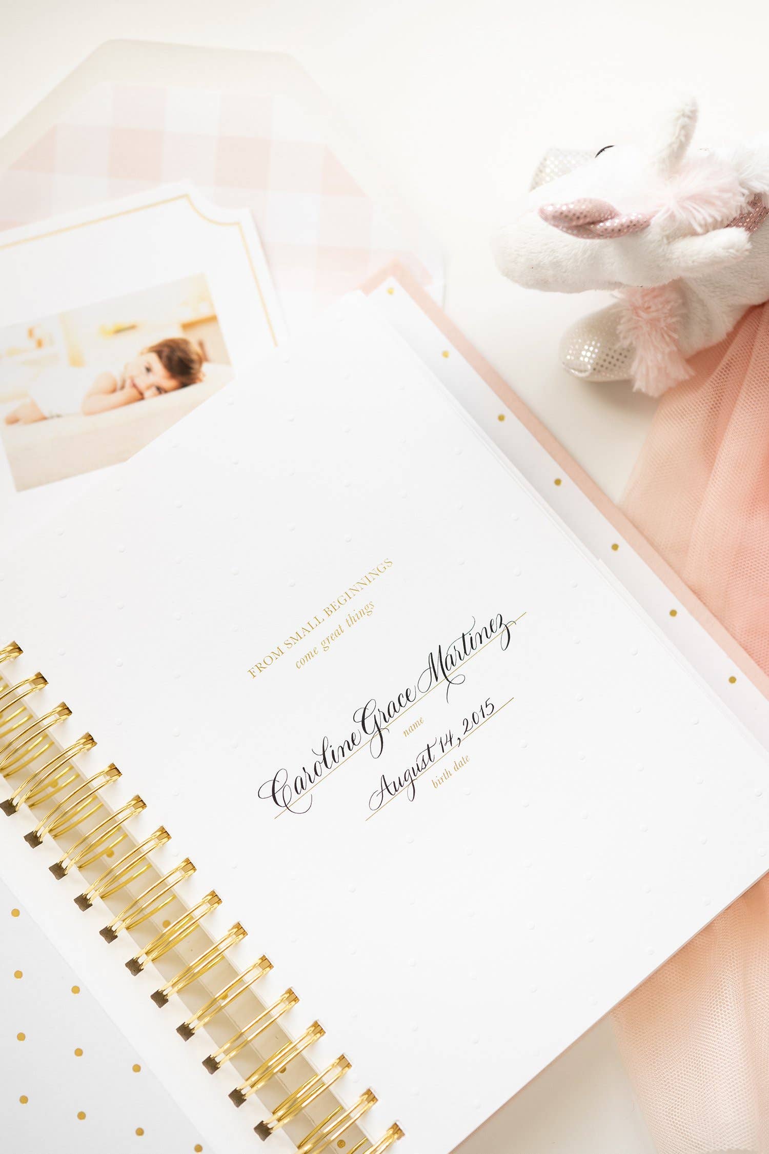 Sugar Paper - Vente Livre de souvenirs – enfant et bébé - Livre Bébé - Rose pâle8