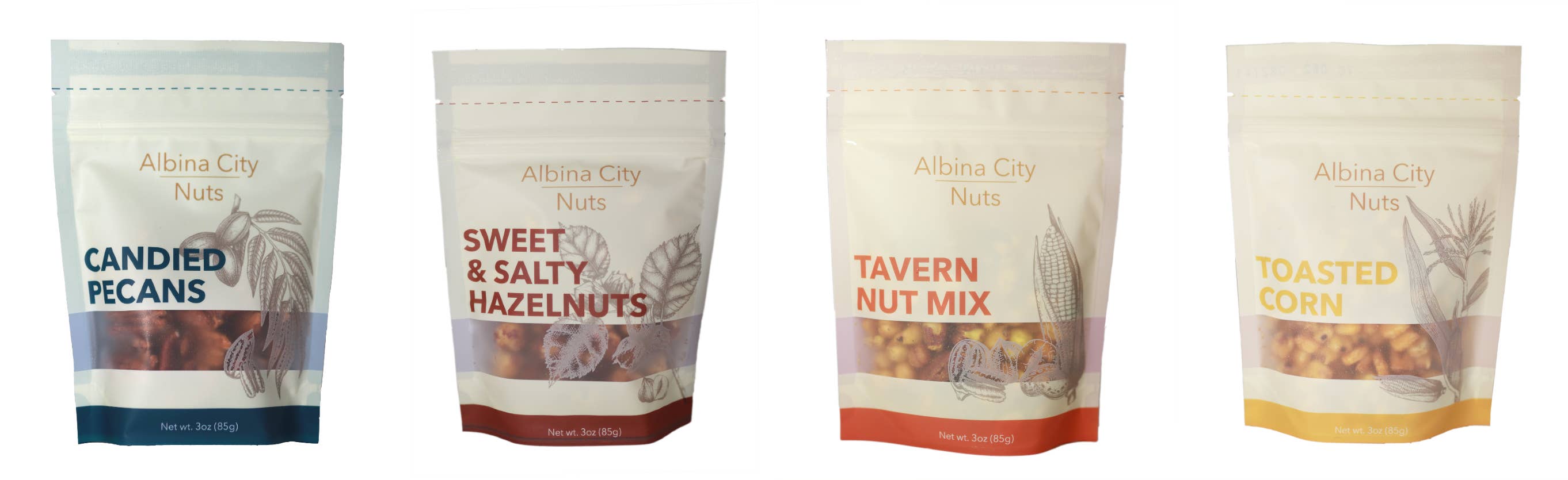 Albina City Nuts - Wholesale Nuts - Best Seller Variety Pack - Salty & Sweet