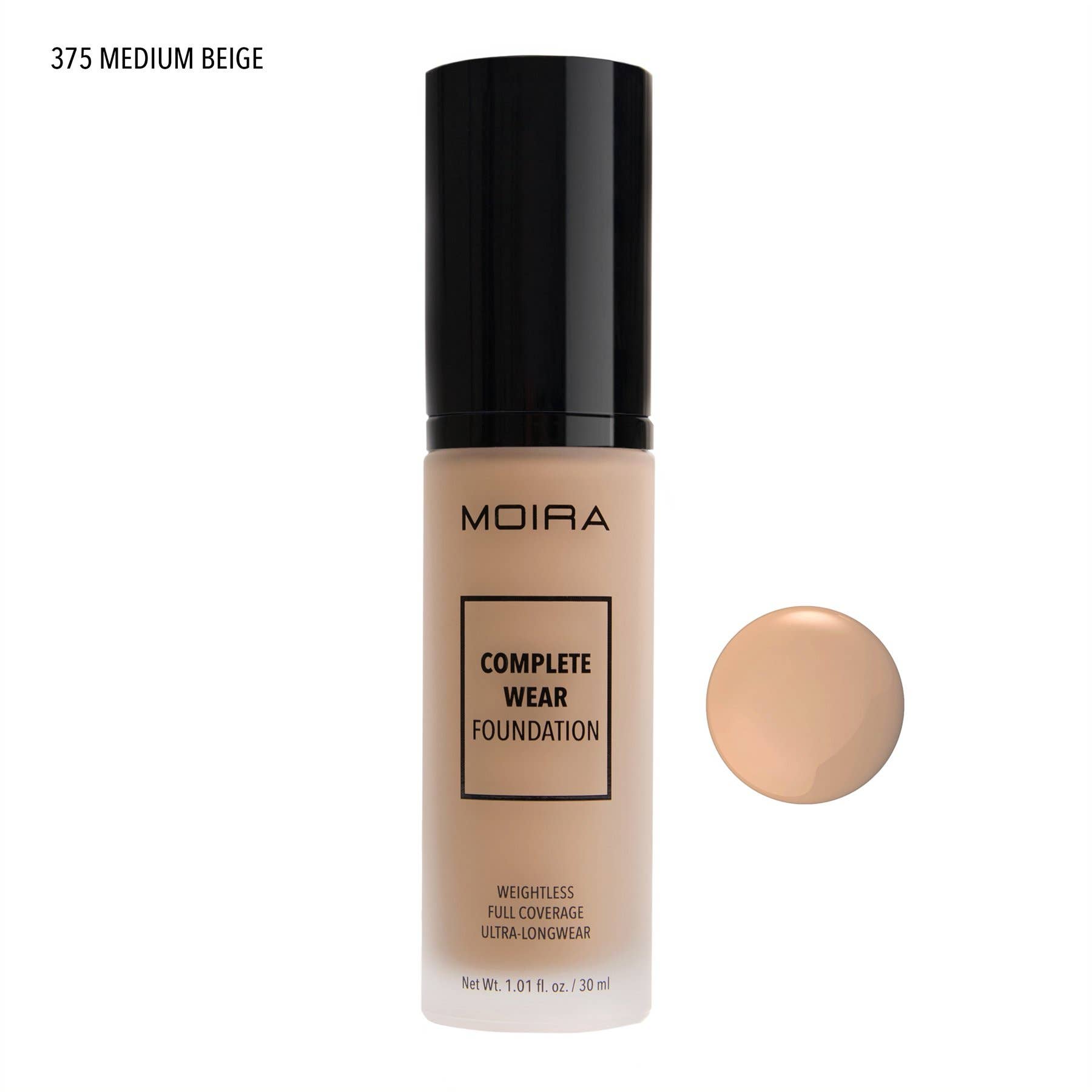 Moira Cosmetics - Vente Fonds de teint - Fond de teint Complete Wear 375 Beige moyen3