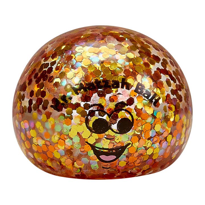 Squish Matzah Ball W/Metallic Glitter,TPR,3",Polb for wholesale by Rite lite