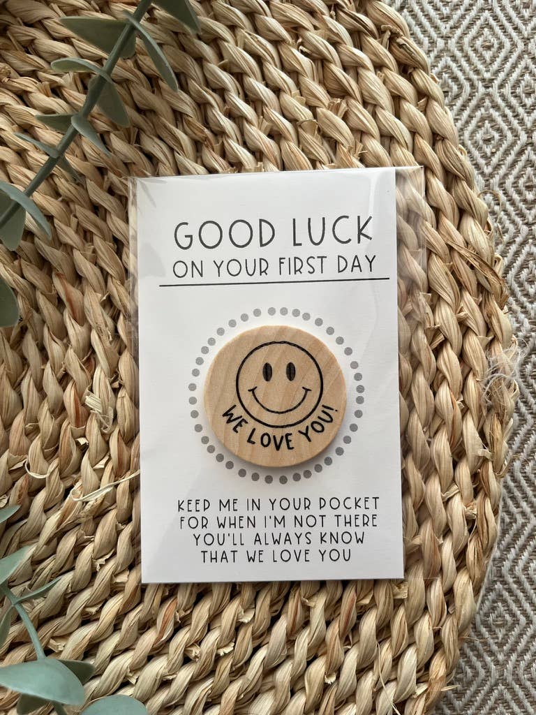 Handmade by Hammero - Vente Jeton/pièce de collection - Retour à l'école câlin de poche, bouton courageux et sourire11