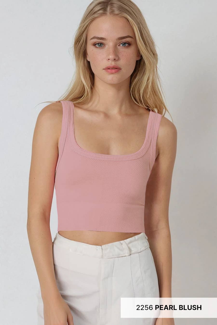 NIKIBIKI – Engroshandel Strikket top - Dame – NS7801 - Chevron Ribbet Afgrøde Top6