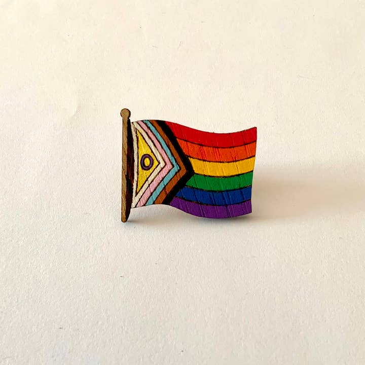 Le bois féministe - Vendita all'ingrosso Spille - Pin «bandiera progressiva»