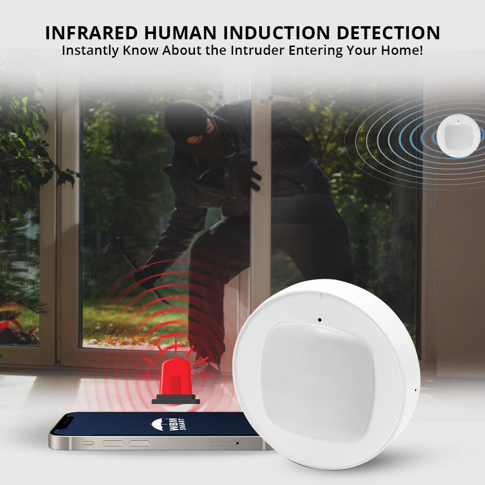 WBM LLC - Wholesale Small/Handheld Appliance - WBM SMART Motion, Battery-Powered, No Hardwiring, Indoor Use5