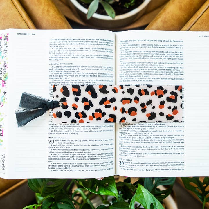 Kingfolk Co - Wholesale Bookmark - Cheetah Acrylic Bookmark0