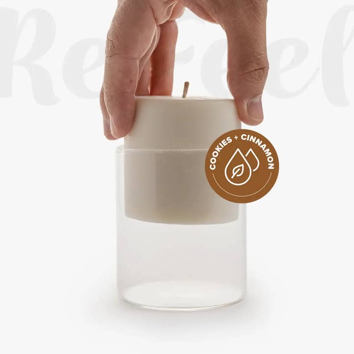160candles.com - Wholesale Jar/Filled Candle - ReFeel refillable soy candle / cookies+cinnamon1