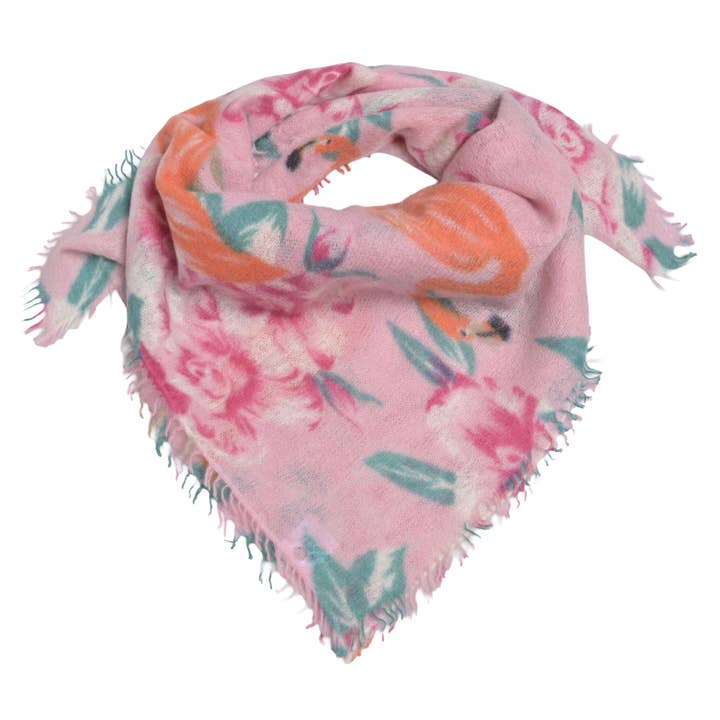 Cashmere Bandana Falmingo-cs in Hellrosa für den Großhandel von cute stuff GmbH