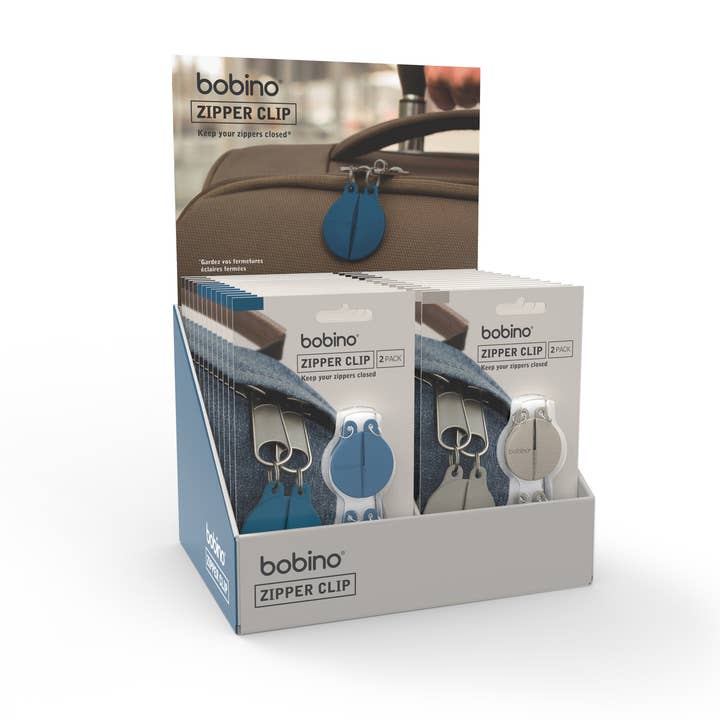 Zipper Clip 2Pack - Starter Kit - 24 Stk Varme Farver, for engroshandel hos Bobino Products