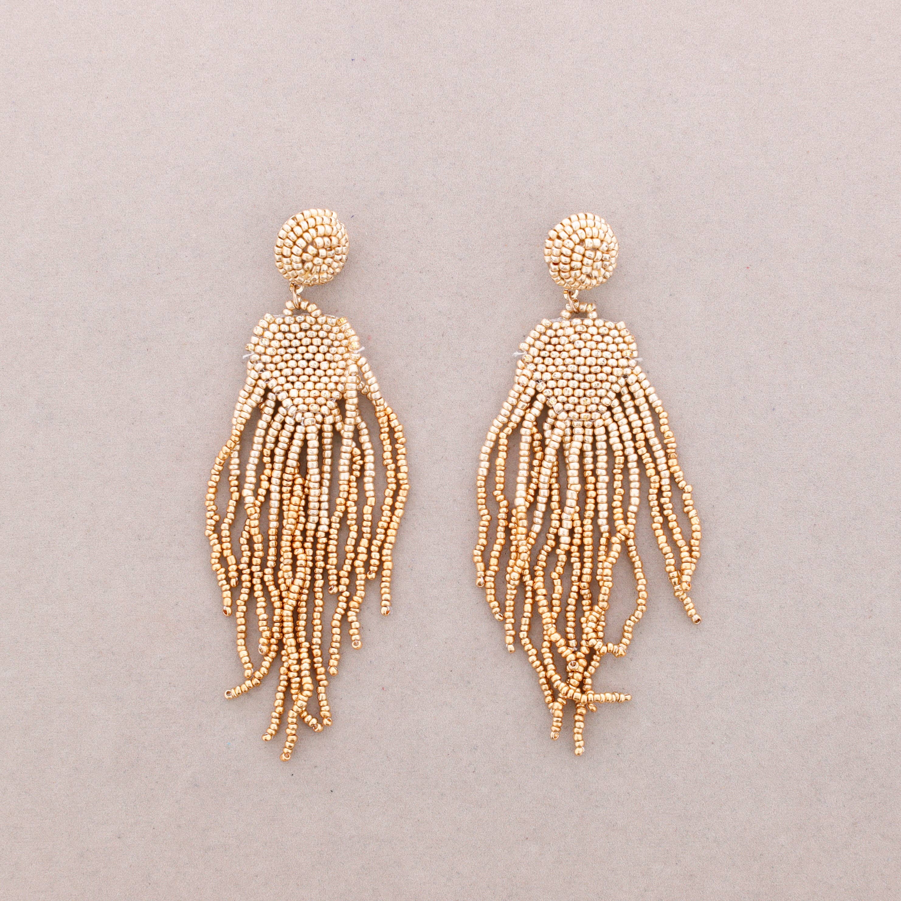 Sonata - Wholesale Snap Jewelry - Ethnic Beaded Earrings2