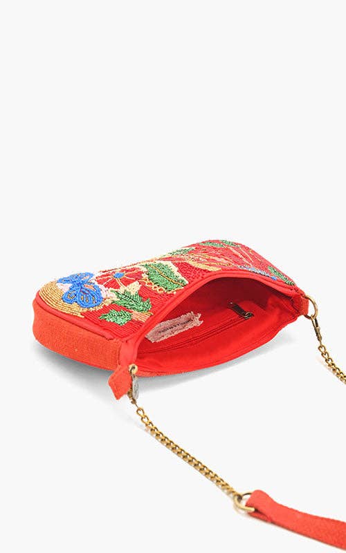America & Beyond – wholesale Shoulder bag – women's – Vermilion Butterfly Bloom Shoulder Bag4