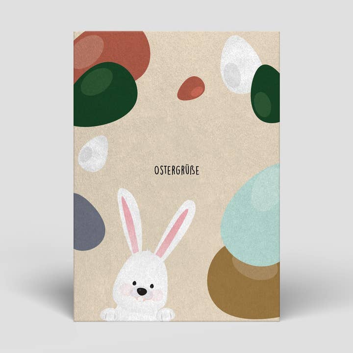 Easter Postcard - Large Colored Eggs - No. 123 and other Purchase Wholesale eier. Free Returns & Net 60 Terms on Faire trending on Faire.