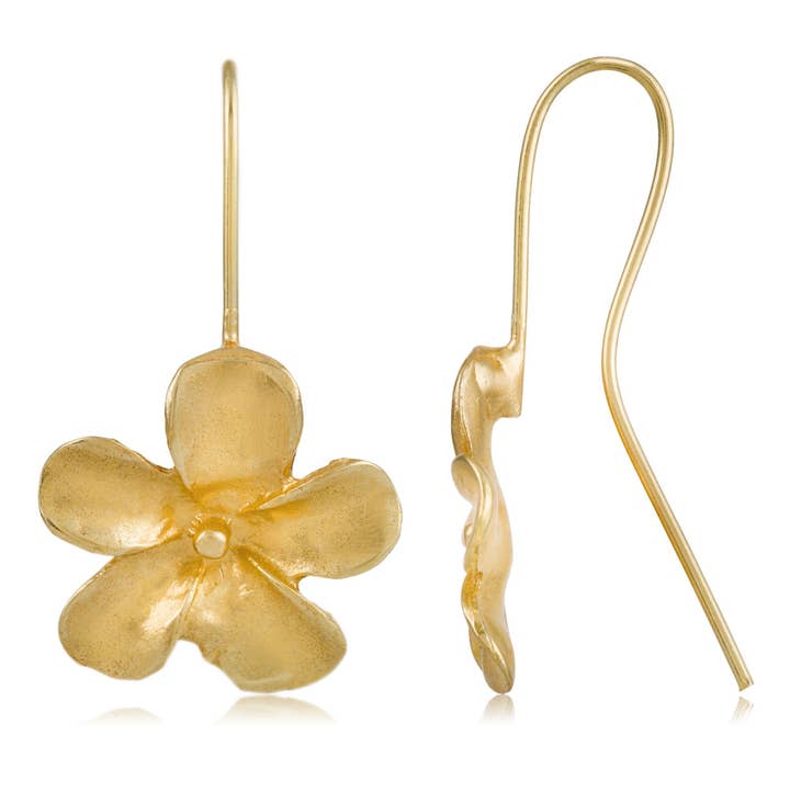 Boucle d'oreille crochet Fée dorée pour la vente par Gloria Mago