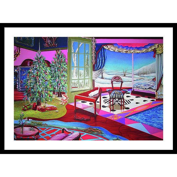 Sharon Tatem Fashion LLC - Wholesale Painting/Drawing - Christmas Painting - Framed Print24
