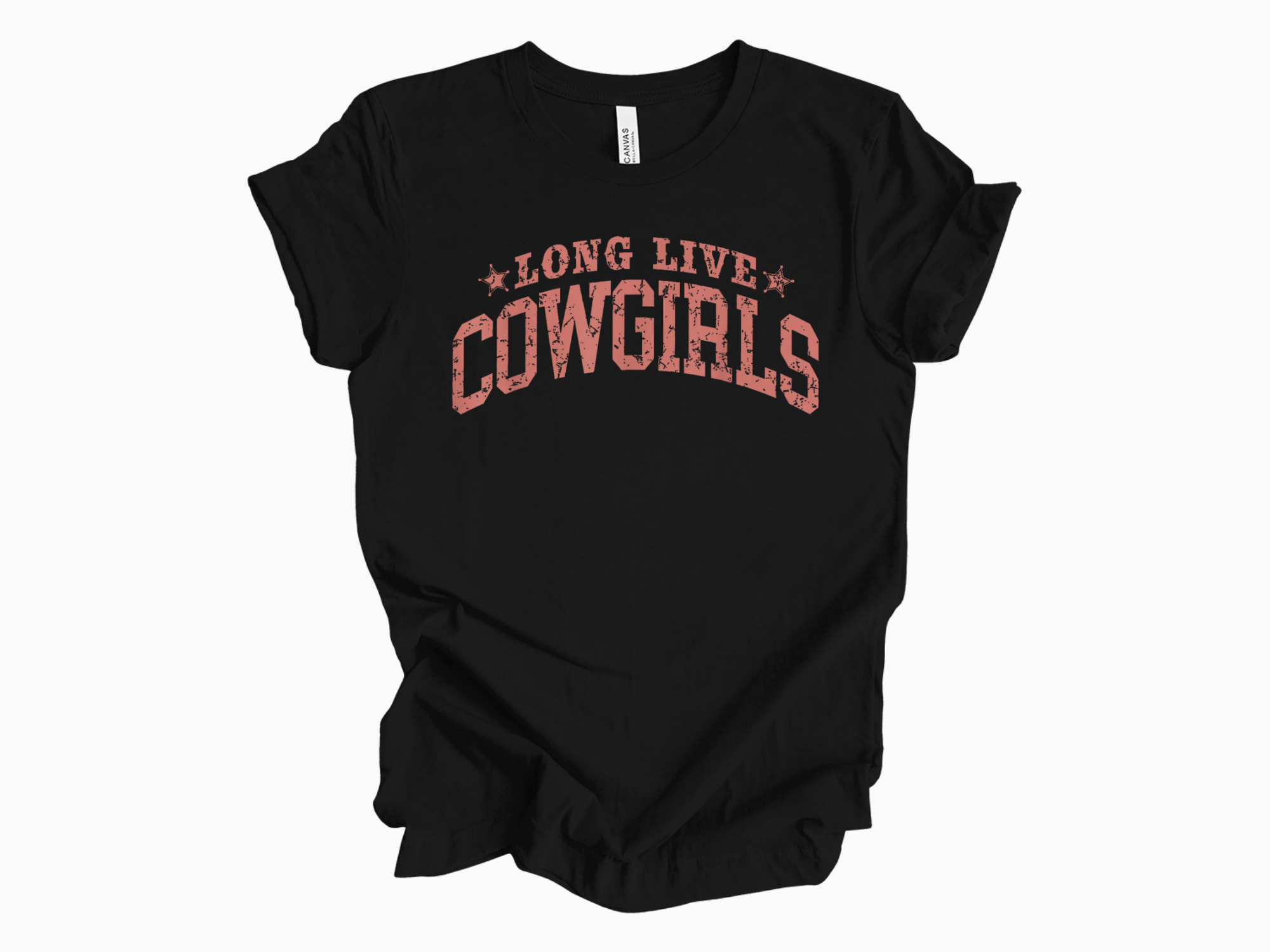 SweetBee - Wholesale T-shirt met print - Dames - Long Live Cowgirls T-shirt met westernprint1