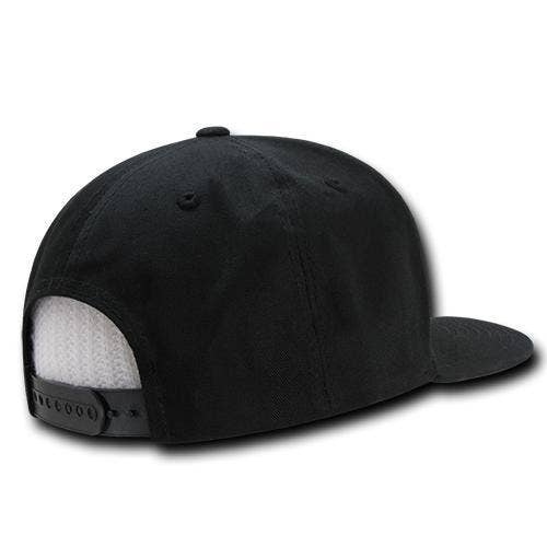 The Park Wholesale - Wholesale Flat Brim Cap - Men's - Decky 361 - Cotton Snapback Hat, Flat Bill Cap - 3611