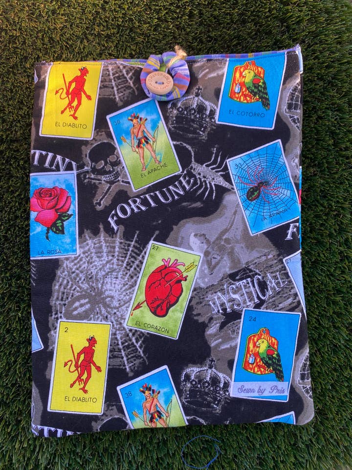 Loteria Book Sleeve for wholesale by Sewn By Pris