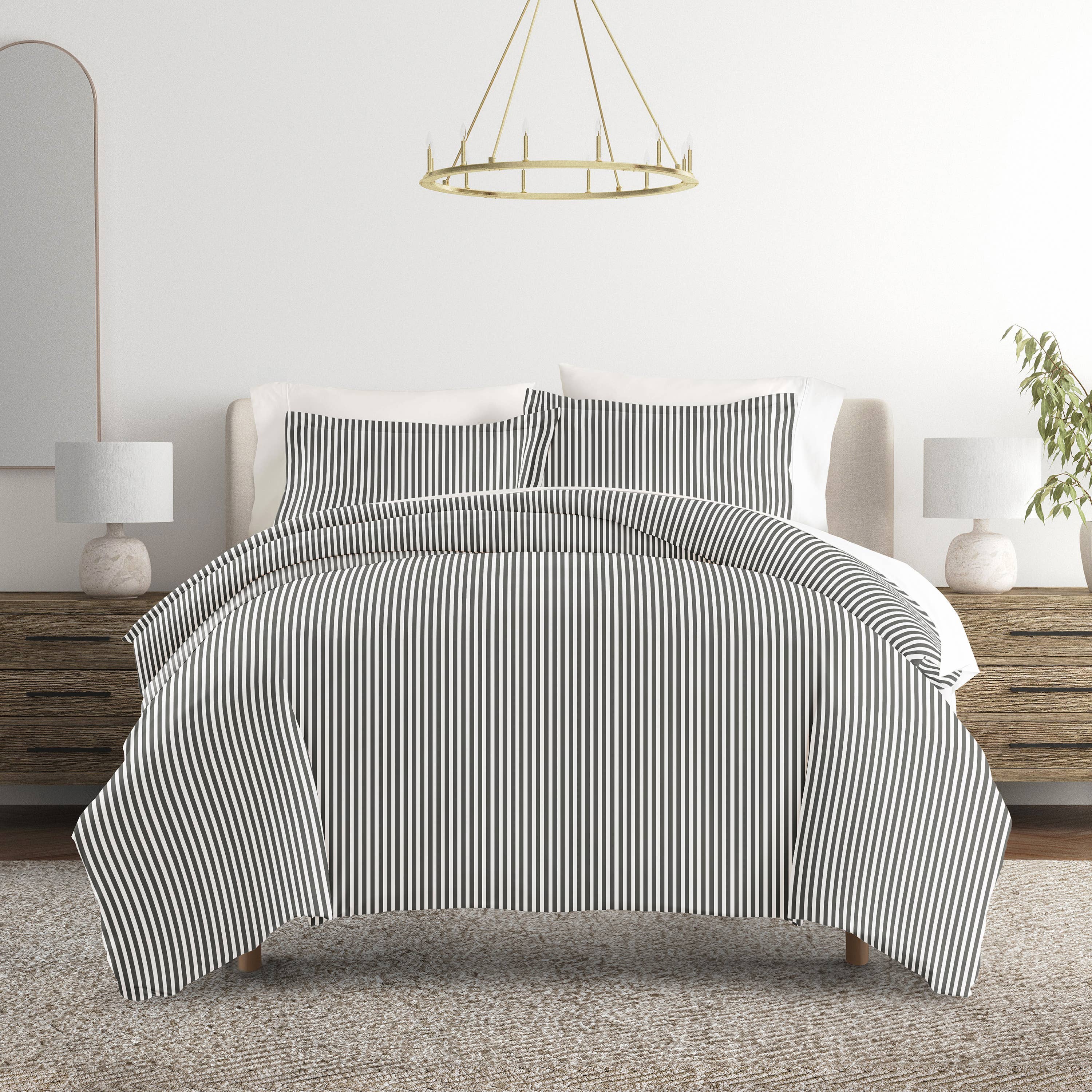 ienjoy Home - Wholesale Bedding Set - iEnjoy Home Soft Ribbon Pattern Duvet Cover Set9