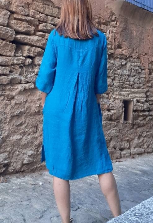 All colors Linen dress REF: 6584 for wholesale on Faire13
