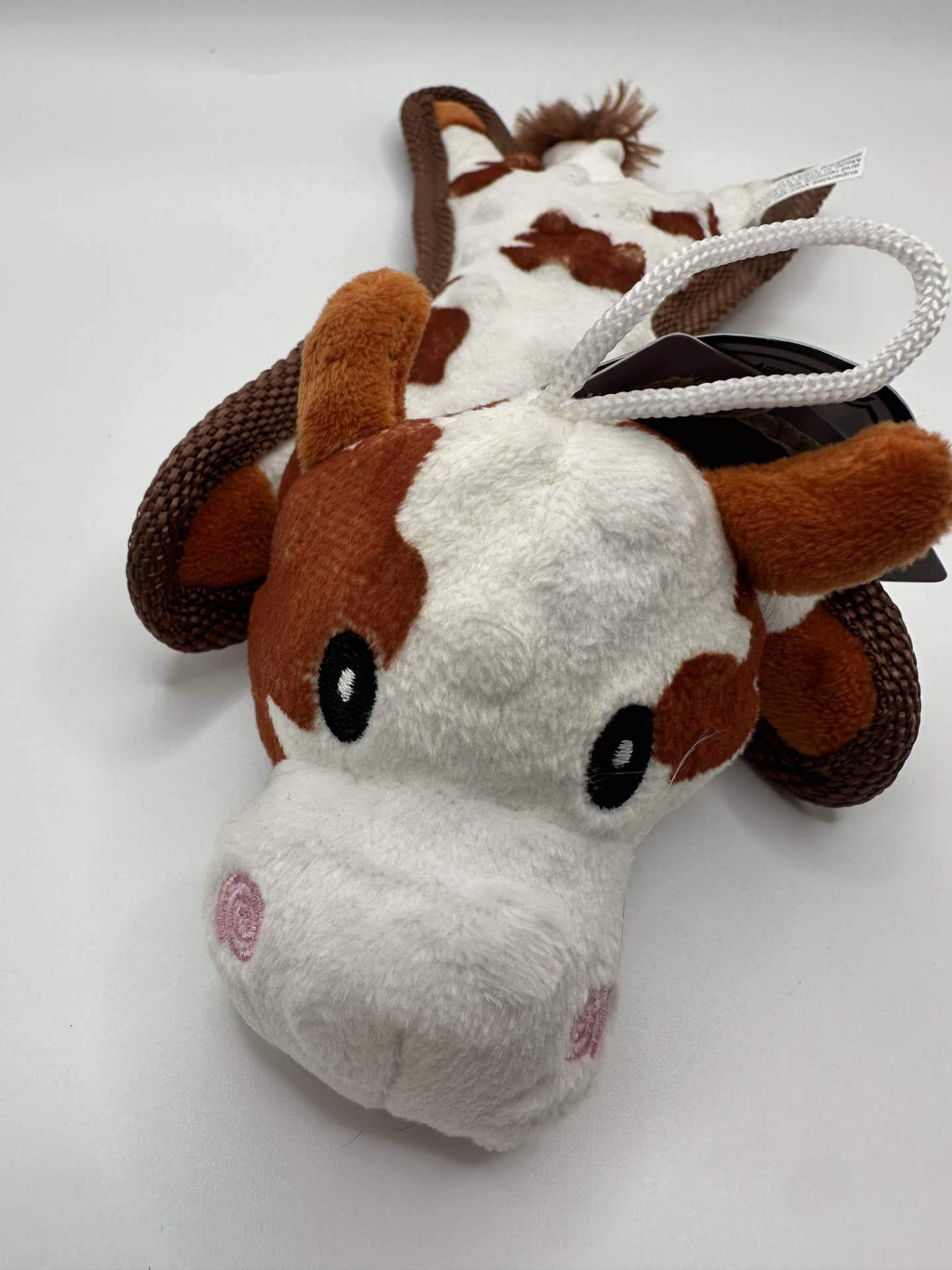 STEELDOG USA LLC - Wholesale Pet Plush Toy - Dog - Baby Bump Flat Brown Cow3