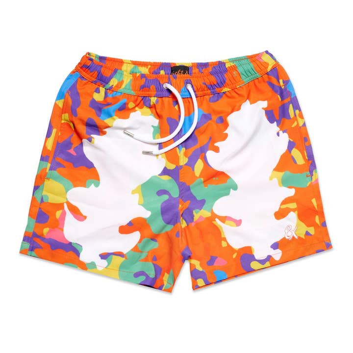 Calções de Banho Rorschach por atacado de EIGHT X