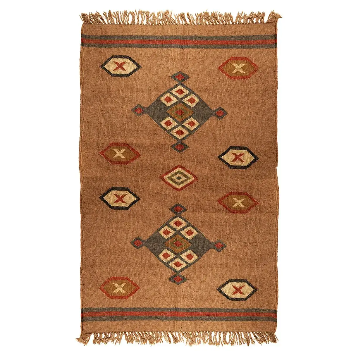 B A O B A B - Maison - Wholesale Area Rug - Ottoman Kilim Rug Wool and Jute Sofia pattern0