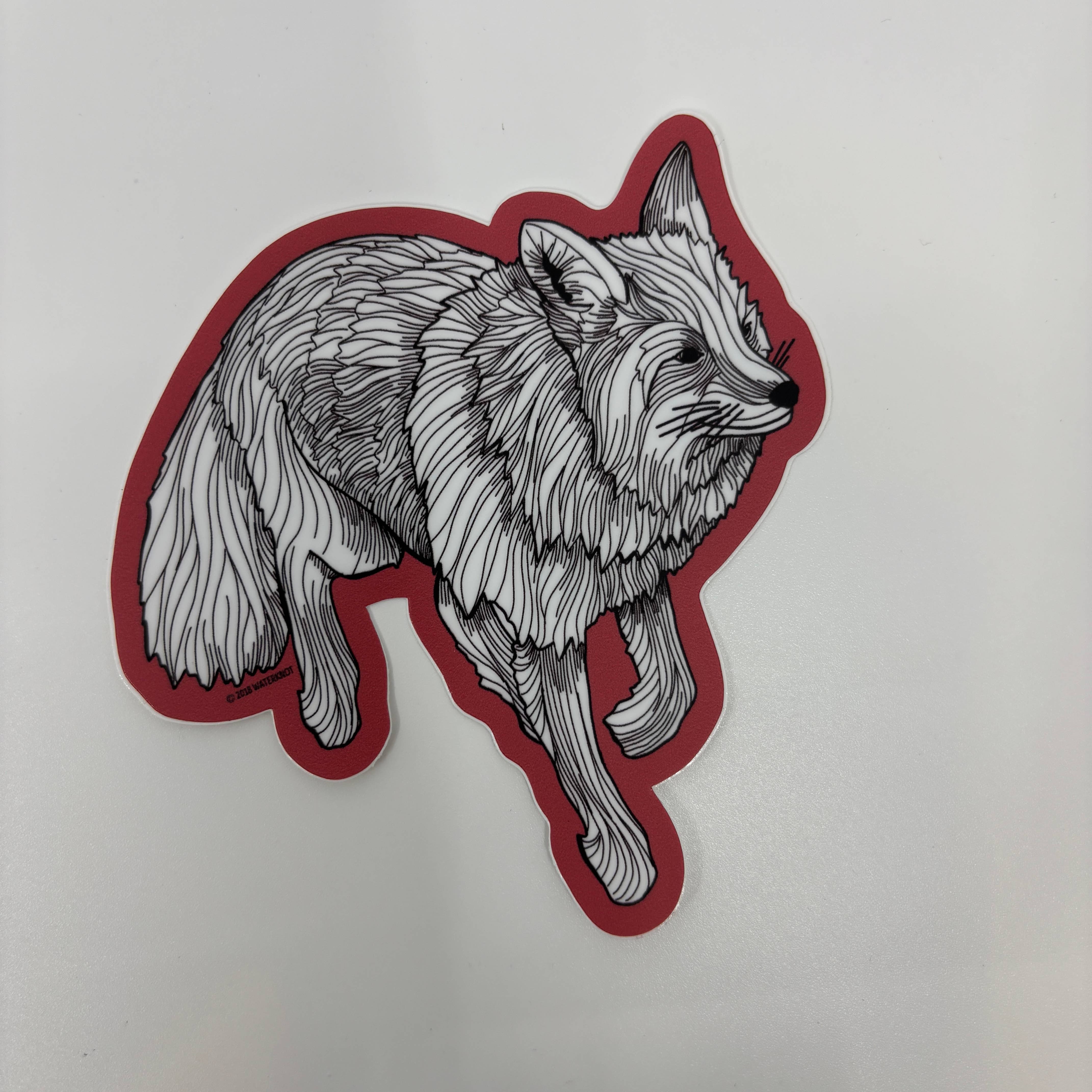 Waterknot - Wholesale Sticker - Fox Sticker2