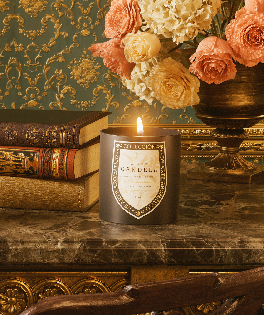 Atelier Candela - Wholesale Jar/Filled Candle - Santal Cardamom 14oz (6 Pack)2