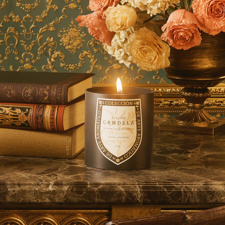 Atelier Candela - Wholesale Jar/Filled Candle - Santal Cardamom 14oz (6 Pack)2